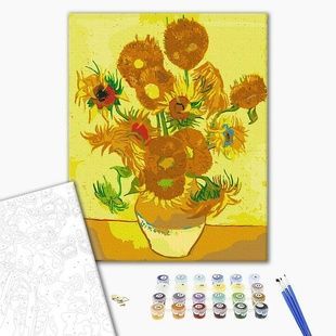 Картина за номерами Соняшники. Репродукція BS8028