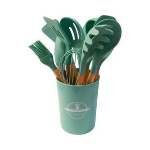 Набір кухонного приладдя 12 предметів Kitchen Set Зелений