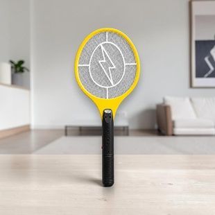 Знищувач комарів електричний у вигляді тенісної ракетки Жовтий