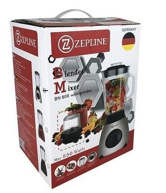 Блендер стаціонарний Zepline ZP 004 потужність 850 Вт Сірий