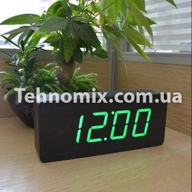 Электронные цифровые часы VST 865 подсветка Зеленый