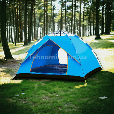 Намет автоматичний G-Tent 200 х 140 х 110 см Блакитний
