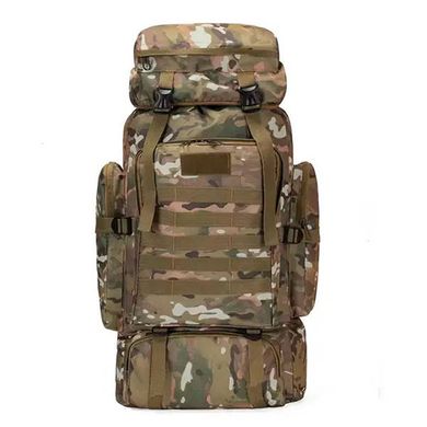 Тактичний армійський рюкзак на 80 л, 70x33x15 см КАМУФЛЯЖ