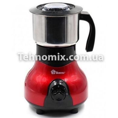 Електрична кавомолка Domotec MS-1108 Червона