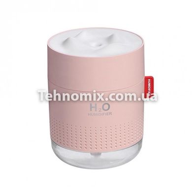 Ультразвуковий зволожувач повітря 500мл H2O Humidifier Рожевий