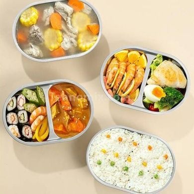 Ланч бокс с подогревом Electric lunch box LY-800 Белый