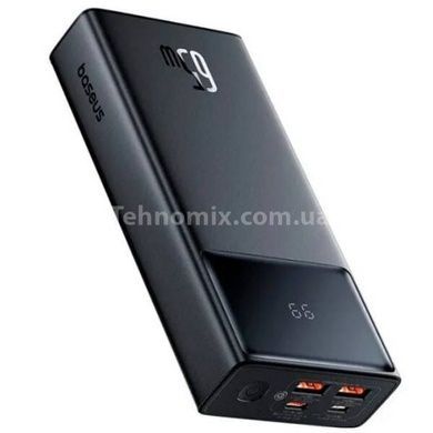 Powerbank з дисплеєм 65Вт (для мобільних телефонів та ноутбуків) OS BASEUS StarLord 20000мАч Чорний
