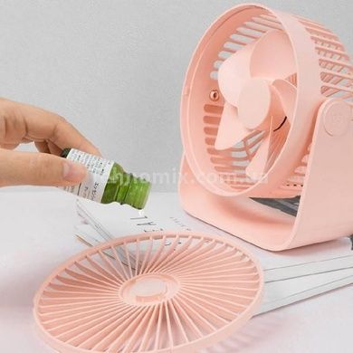 Вентилятор настільний компактний настільний/підвісний Wall mounted fan AND1261 Рожевий
