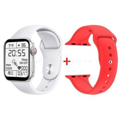 Смарт-часы с цветным 44мм дисплеем и 2 ремешками Smart Watch Series 6 Z32 PRO Белые