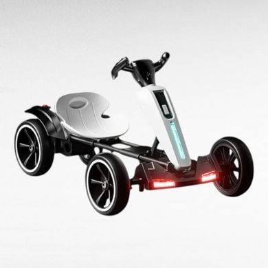 Электрокарт аккумуляторный Bambi складной детский M-6277 EBR-3 Белый