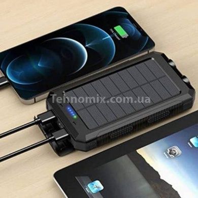 Power bank 50000mAh с компасом и на солнечной батарее Черный