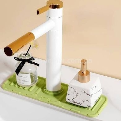 Коврик брызговик на кран Drain mat LY-692 Зеленый
