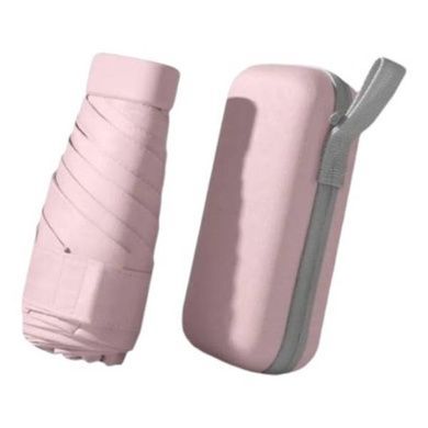 Мини-зонт капсульный umbrella AND HA-75 Розовый