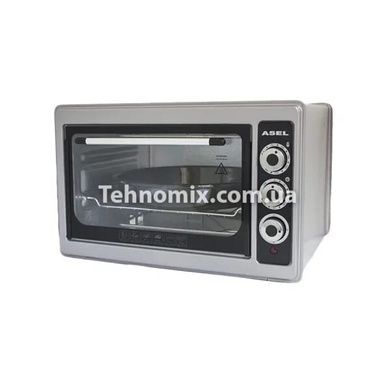 Електрична духовка Asel AF-33-23 33 л 1300 Вт Сіра + Подарунок