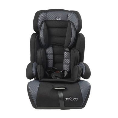 Дитяче автокрісло універсальне від 9-36кг з бустером I/II/III група JOY 4771-03 /4711-03 Чорне з сірим