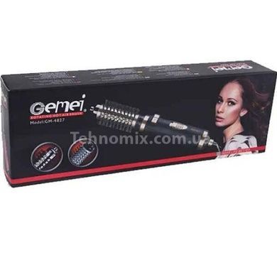 Фен-щетка для волос Gemei GM-4825 Черный