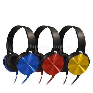 Навушники провідні 3,5мм mini jack MDR-XB450 Червоні