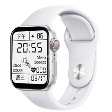Смарт-часы с цветным 44мм дисплеем и 2 ремешками Smart Watch Series 6 Z32 PRO Белые