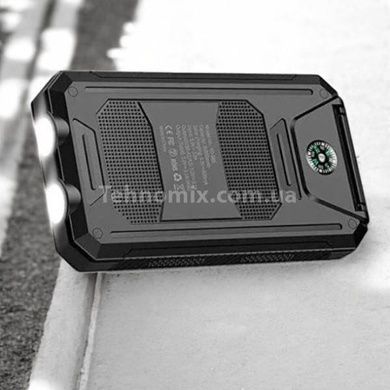 Power bank 50000mAh с компасом и на солнечной батарее Черный
