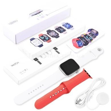 Смарт-часы с цветным 44мм дисплеем и 2 ремешками Smart Watch Series 6 Z32 PRO Белые