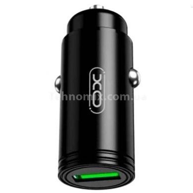 Автомобильное зарядное устройство в прикуриватель XO CC39 QC3.0 18W Car charger with Lighting Черное