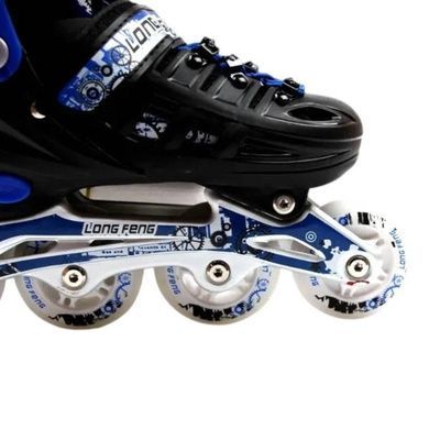 Ролики дитячі розсувні з повним комплектом захисту 29-33 Scale Sports Blue Сині