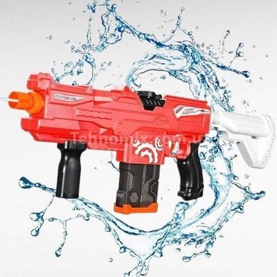Пістолет-бластер водяний автоматичний акумуляторний Water Gun Червоний з чорним