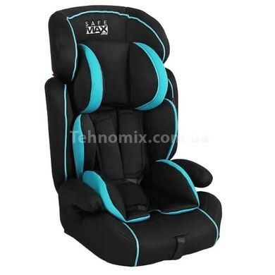 Автокресло детское система ISOFIX вес ребенка от 9-36 кг JOY RS-74810 Черное с голубым