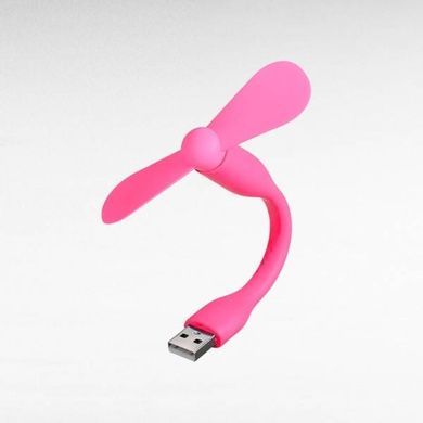 Мини-вентилятор для ноутбука, повербанка и ПК в USB Розовый
