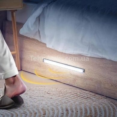 Светильник подвесной аккумуляторный на магнитах 50см с датчиком движения Cabinet light Белый