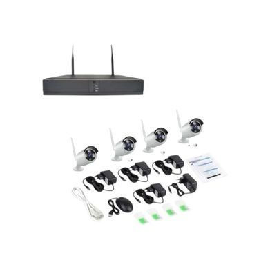 Набор видеонаблюдения 5G Kit 4 беспроводные камеры + сетевой видео регистратор WiFi 4ch NVR/DVR