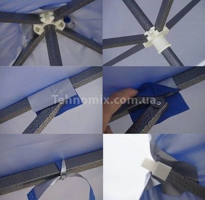 Парасолька пляжна 2,8*2,8 2,5м Камуфляж Квадрат