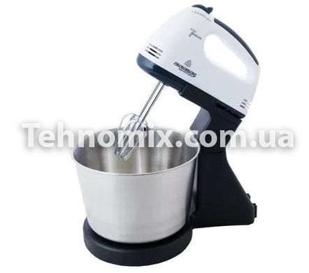 Міксер з металевою чашею Crownberg CB-7321 Білий