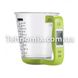 Електронний мірний стакан з вагами для кухні Cup with Measuring Зелений