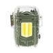 Фонарь с индикатором заряда с электроимпульсной зажигалкой D48-1-COB Li-Ion MULTIFUNCTIONAL Зеленый