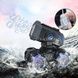 Танк на радиоуправлении аккумуляторный с подсветкой, звуками и орбизами и генератором мыльных пузырей YL 50-1 Черный с синим