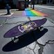 Пенни борд со светящимися колесами PU Penny Board Street King Череп