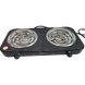 Електроплита спіральна Rainberg RB-888 2400 Вт 2 конфорки Чорна