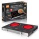 Плита інфрачервона двокомфорочна настільна RAF 8050 Чорна