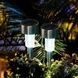 Набір садових світильників на сонячній панелі 12шт 30см light Lawn Lamp Чорний