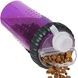 Поїлка-годівниця для тварин подвійна зі складною мискою Pet Drink Bottle Фіолетова