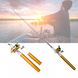 Складна міні-доріжка 100 см Fish Anywhere, Anytime, Best gift for Fishing Gold