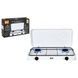 Газова плита двоконфоркова настільна Cooking Gas Stove RAF R.8504 W Біла