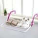 Сушилка для одежды на батарею 4068 см съемная Fold Clothes Shelf Розовая