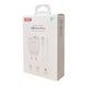 Сетевое зарядное устройство блок питания XO L135 QC18W 1USB-A Fast Charging Charger with Type-c cable Белое
