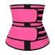 Утягивающий пояс для похудения Waist training corset Розово-черный L
