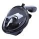 Маска для дайвінгу універсальна універсальна swiming mask Чорна S/M