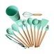 Набір кухонного приладдя 12 предметів Kitchen Set Зелений
