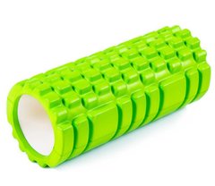 Ролик массажный для йоги, фитнеса (спины и ног) OSPORT (30*9 см) Зеленый