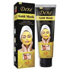 Золотая маска-плёнка с биозолотом и коллагеном для лица Dexe Gold Mask